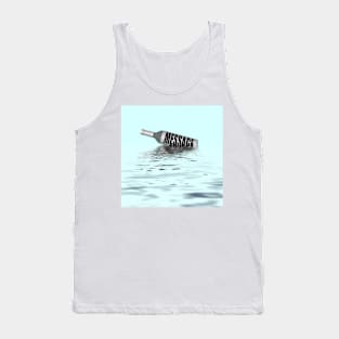 Message in a bottle Tank Top